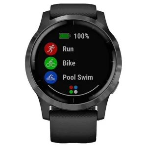 Garmin VívoActive 4 smartwatch, black and graphite