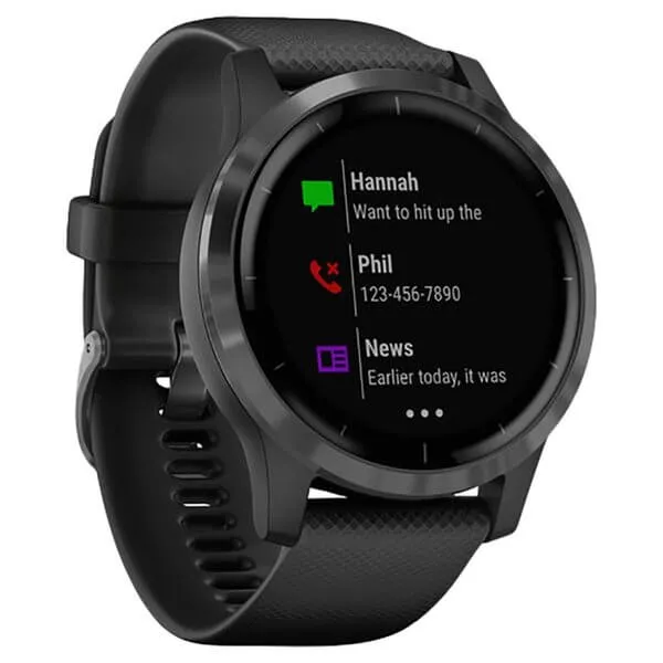 Garmin VívoActive 4 smartwatch, black and graphite