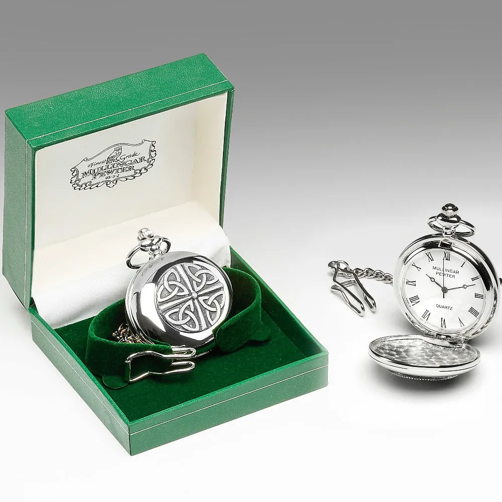 Gents Quartz Mullingar Pewter Irish Pocket Watch Collection