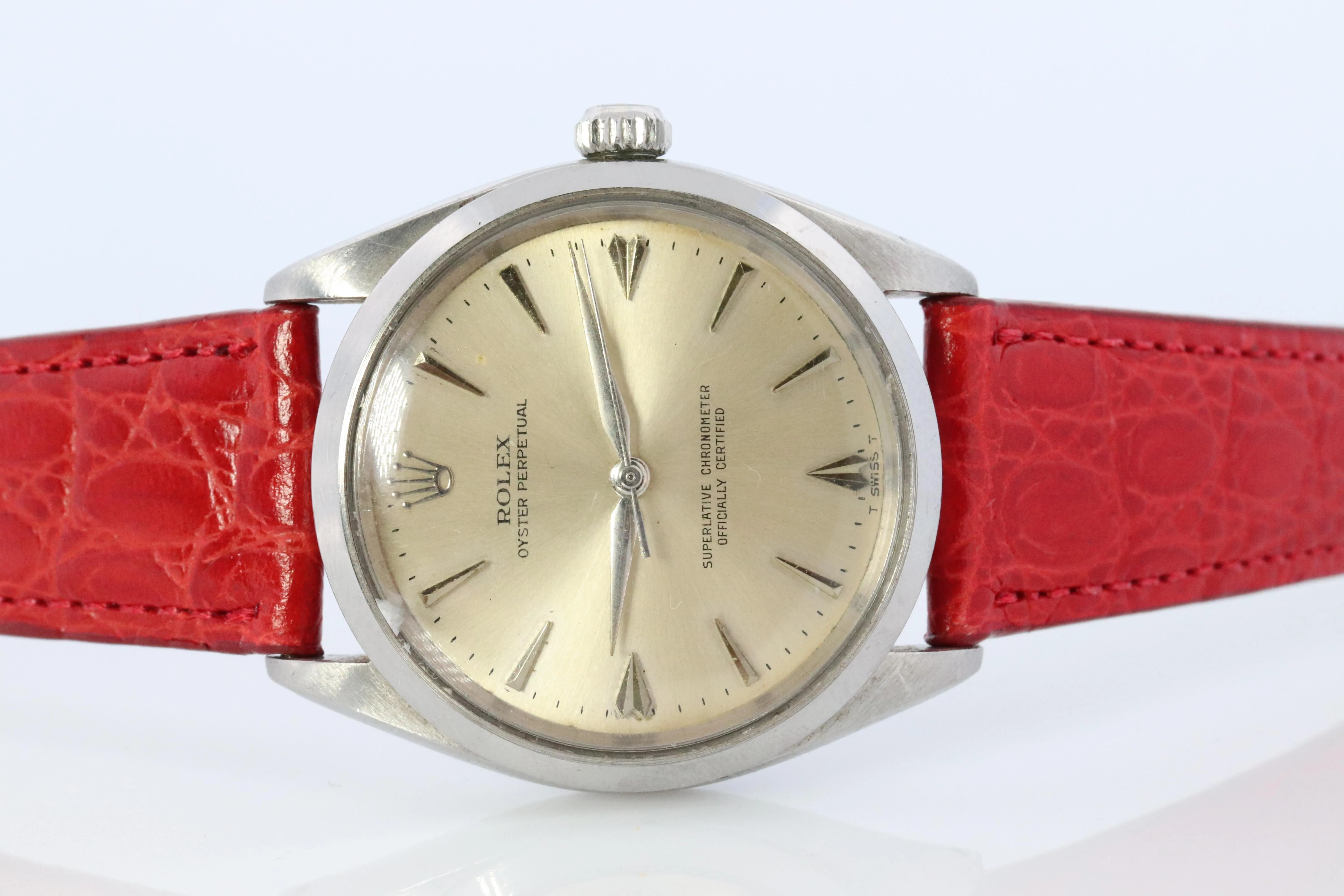Genuine Rolex Watch. Mens ROLEX Oyster Perpetual 1002. 34mm