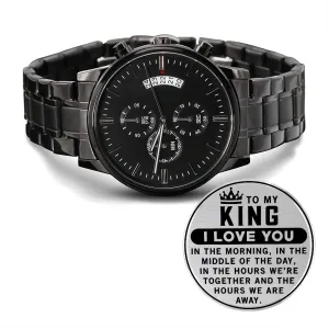 Gifts for Husband Water Resistant Watch, Birthday Anniversary Gift for Him
