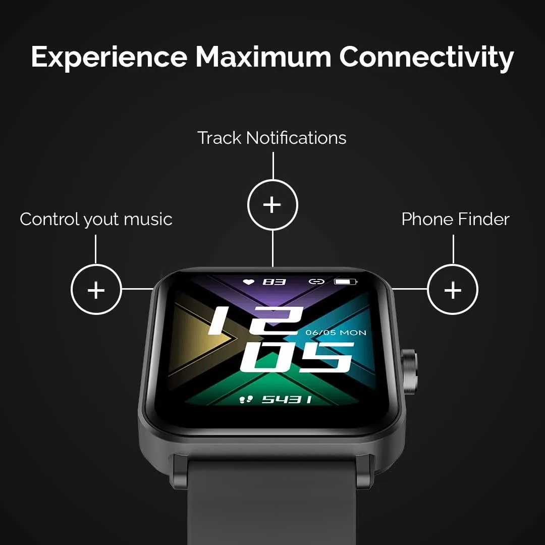 GOQii Insure  5 lakhs Health Insurance with Smart Vital Max (Black) and 3 Months Personal Coaching