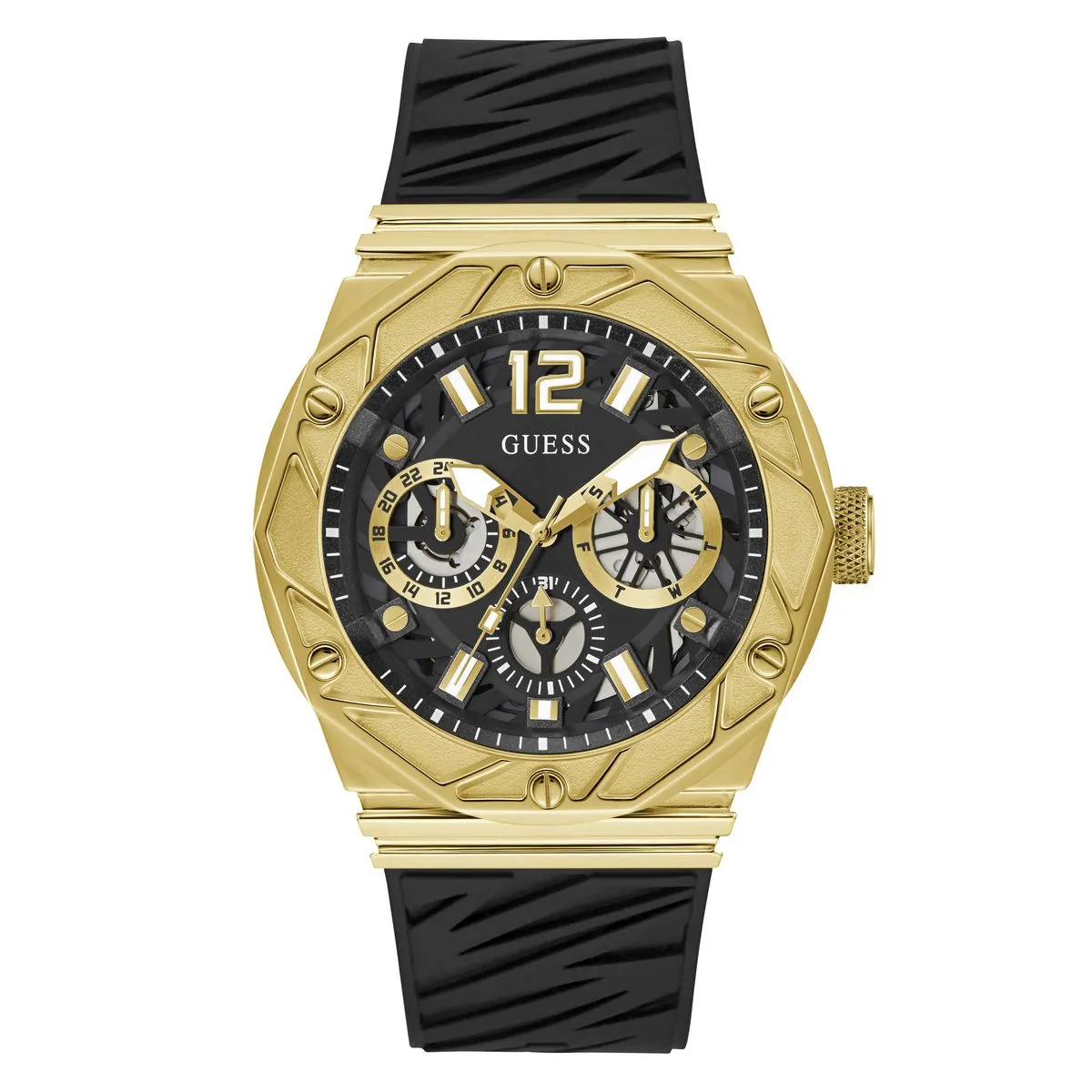 Guess Black Dial Men Analog Watch - GW0634G2