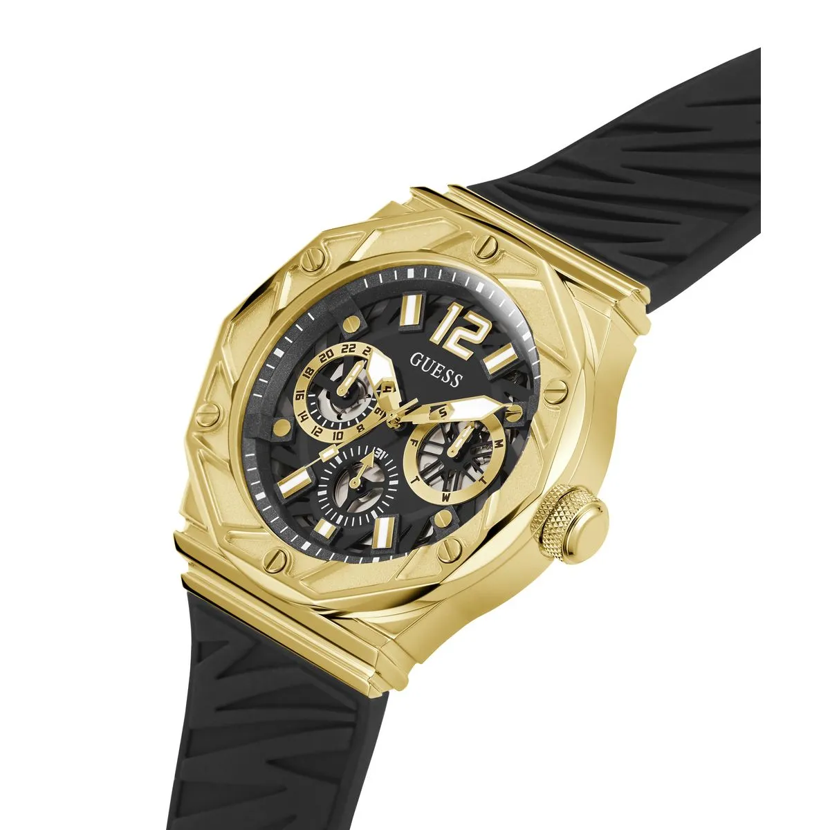Guess Black Dial Men Analog Watch - GW0634G2
