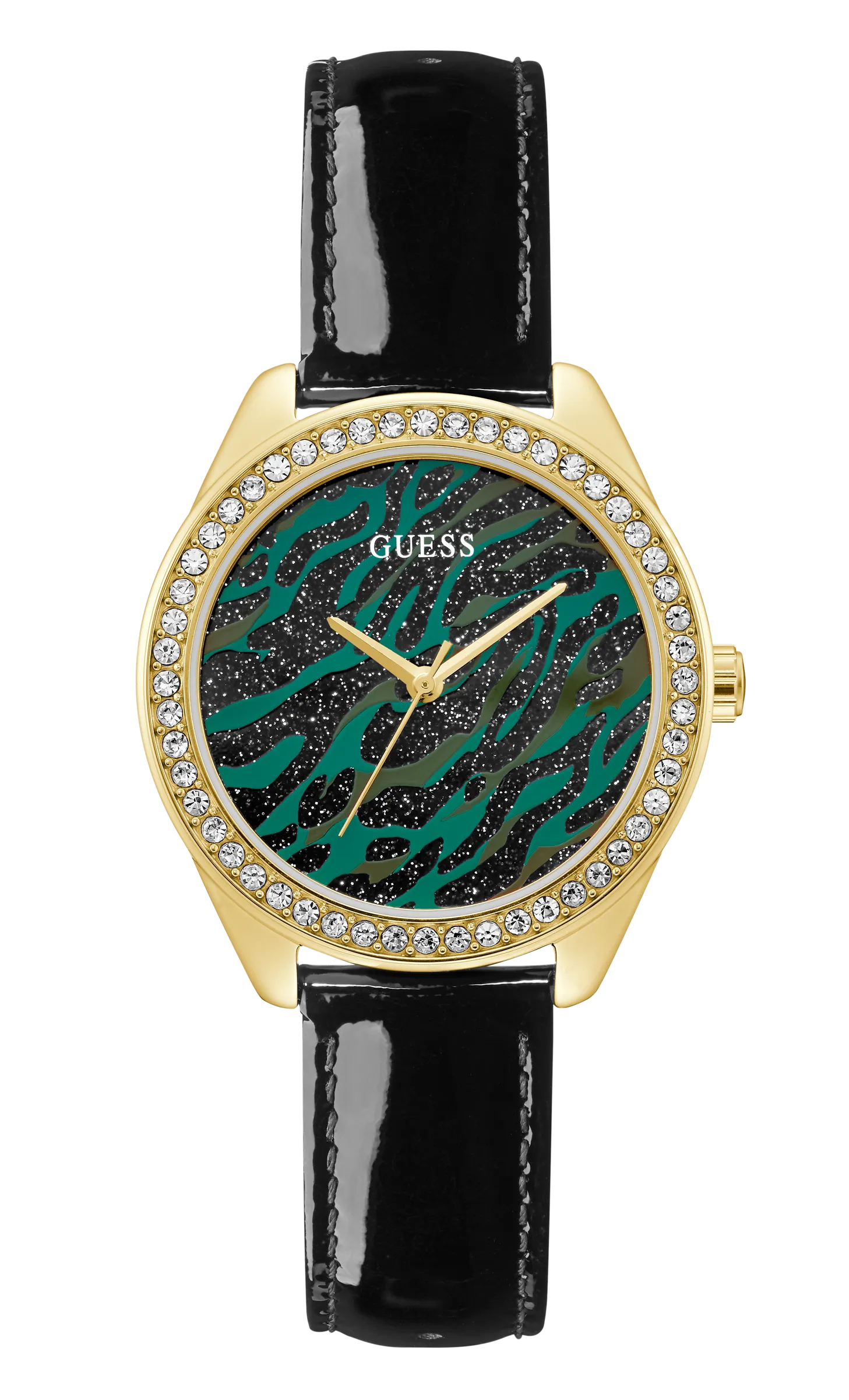 Guess Women Animal Print Dial Analog Watch - GW0110L1