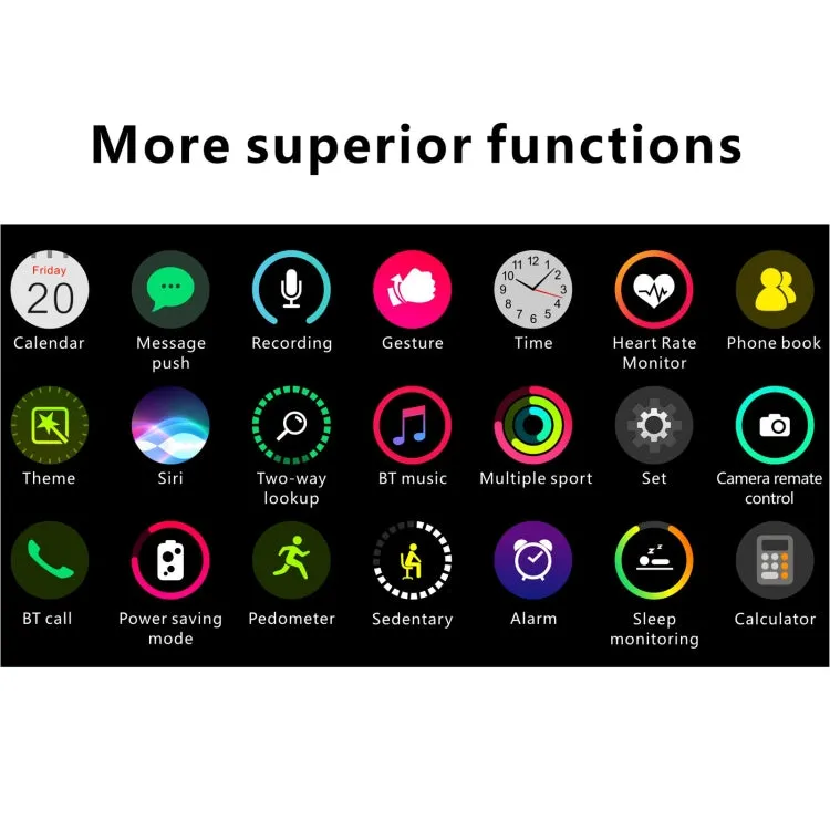 H55Pro 1.4 inch TFT Screen Smart Bluetooth Watch, Support Sleep Monitor / Heart Rate Monitor / Blood Pressure Monitor, Style: Steel Strap(Silver)