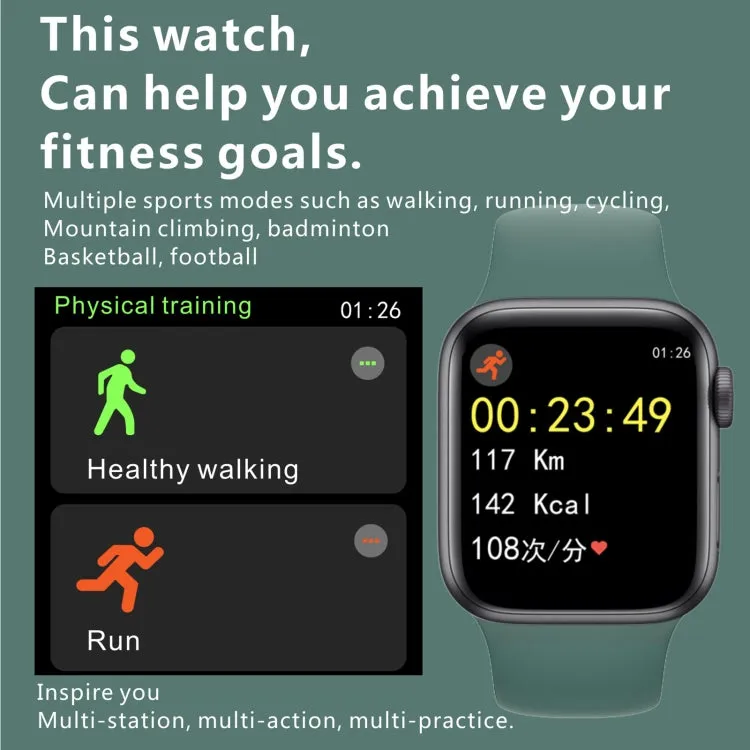 H55Pro 1.4 inch TFT Screen Smart Bluetooth Watch, Support Sleep Monitor / Heart Rate Monitor / Blood Pressure Monitor, Style: Steel Strap(Silver)