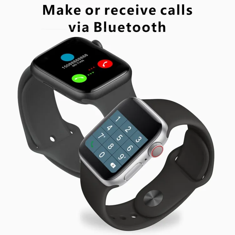 H55Pro 1.4 inch TFT Screen Smart Bluetooth Watch, Support Sleep Monitor / Heart Rate Monitor / Blood Pressure Monitor, Style: Steel Strap(Silver)