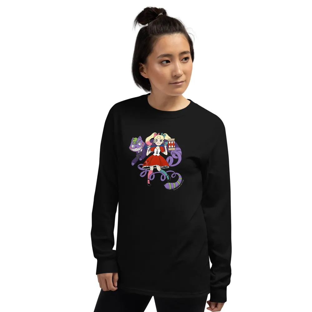 Harley Quinn and Joker in Wonderland Men's Long Sleeve