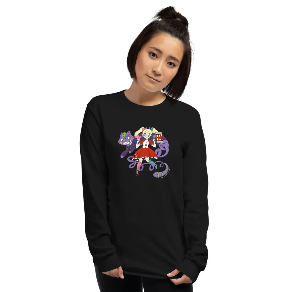 Harley Quinn and Joker in Wonderland Men's Long Sleeve