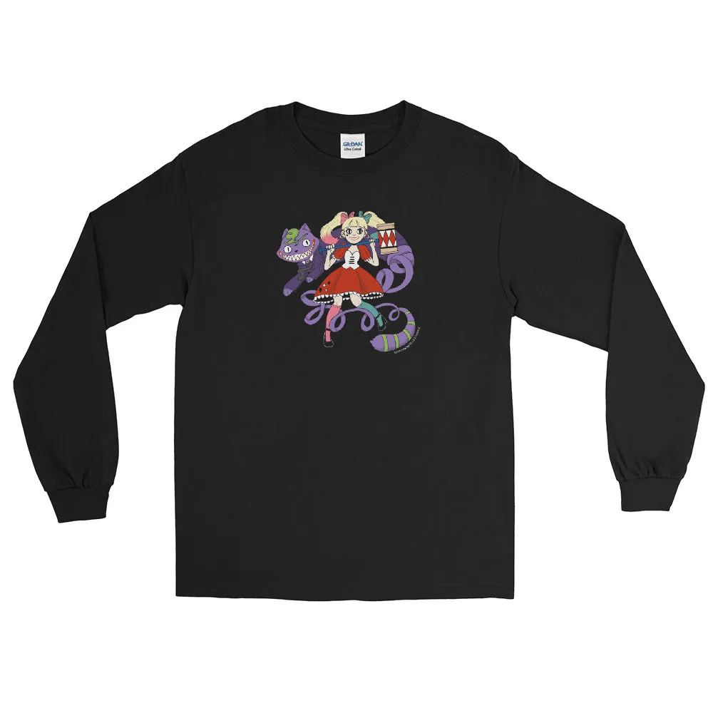 Harley Quinn and Joker in Wonderland Men's Long Sleeve