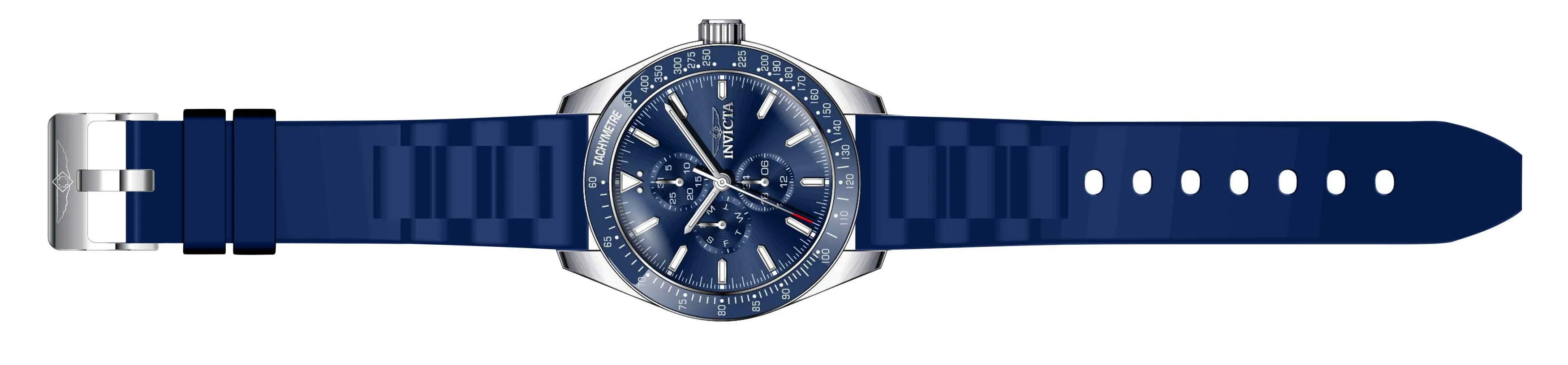 Invicta Silicone Analog Blue Dial Men's Watch-38401