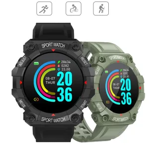 IP67 Waterproof FD68 Smart Watches Heart Rate Blood Pressure Sport Smartwatch Pedometer Call Reminder Wristwatch for Android IOS