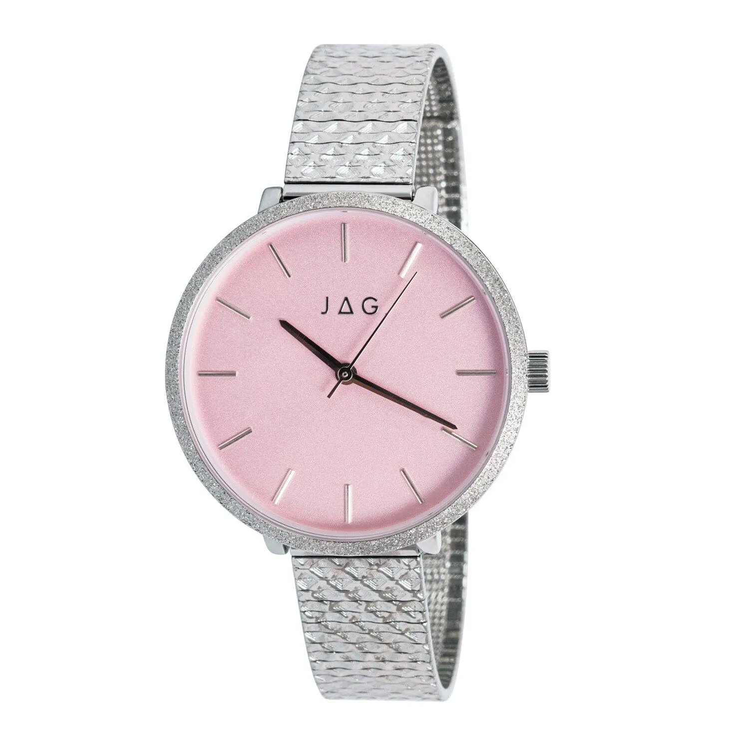 Jag Carmel Silver and Pink Women's Watch J2750A