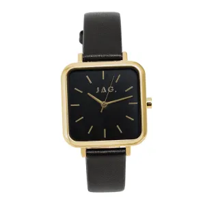 Jag Kiara Black and Gold Women's Watch J2756