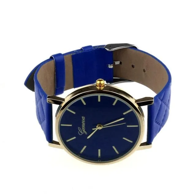 Leather Quartz Watch For Women