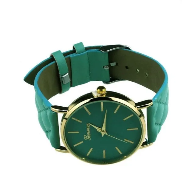 Leather Quartz Watch For Women