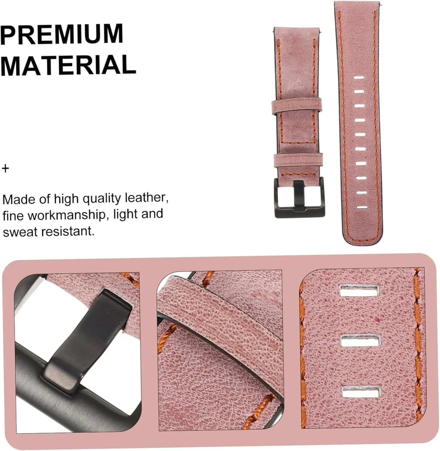 Leather Strap 22mm Kids Wristbands Digital Watch Straps Watch Accessories Unisex Watch Band Kids Watches/1648