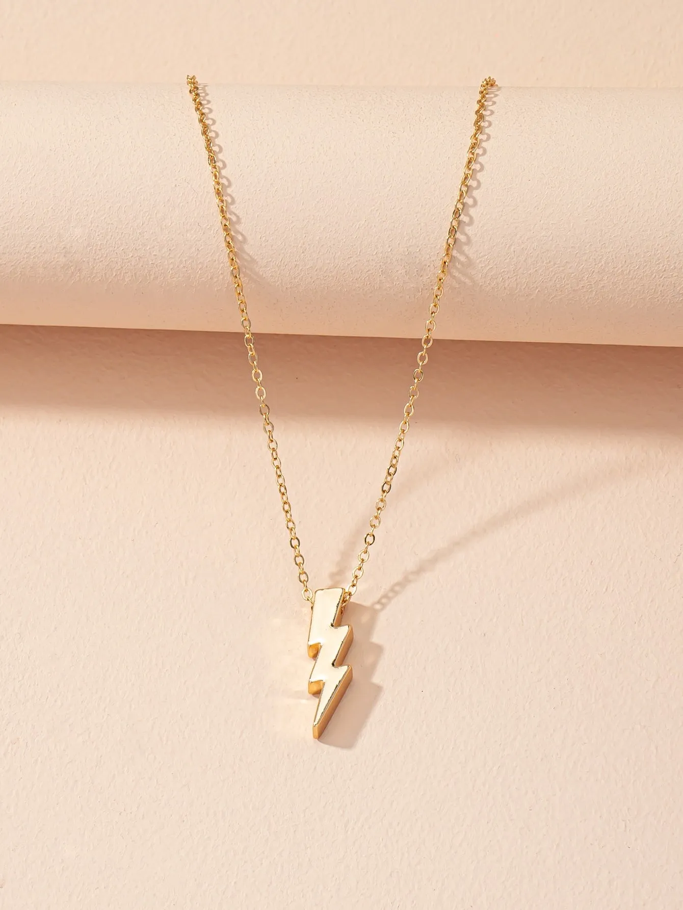 Lightning Charm Necklace Jewelry for Women Gift for Her Necklace Accessories