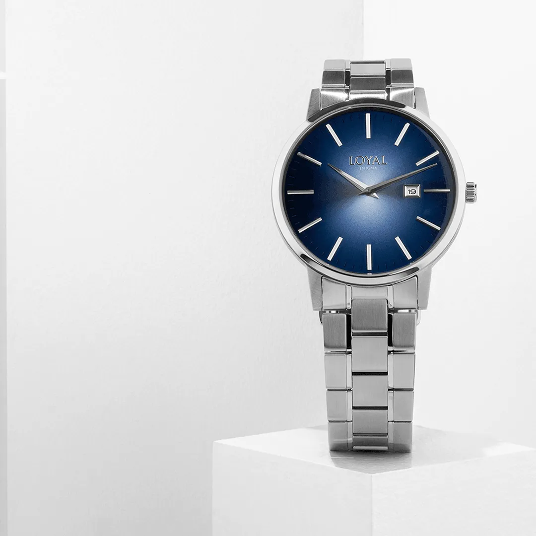 Loyal Enigma Men's 41mm Stainless Steel Quartz Watch