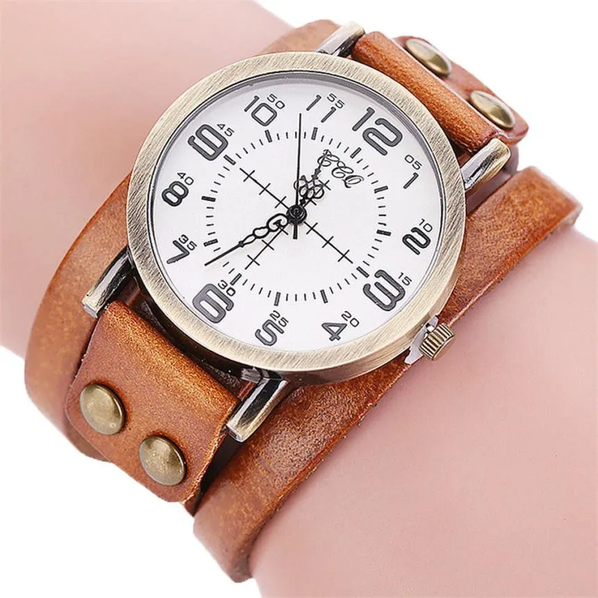 Luxury Men's Watch PU Leather Bracelet - Fashionable Wristwatch