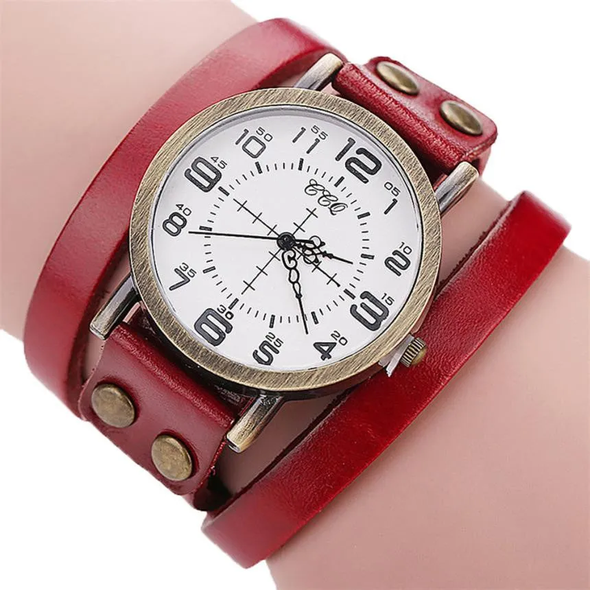 Luxury Men's Watch PU Leather Bracelet - Fashionable Wristwatch