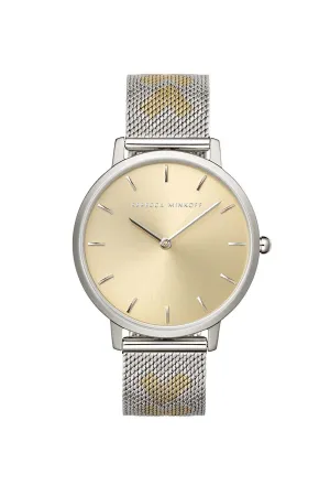 Major Two Tone Mesh Watch, 35mm