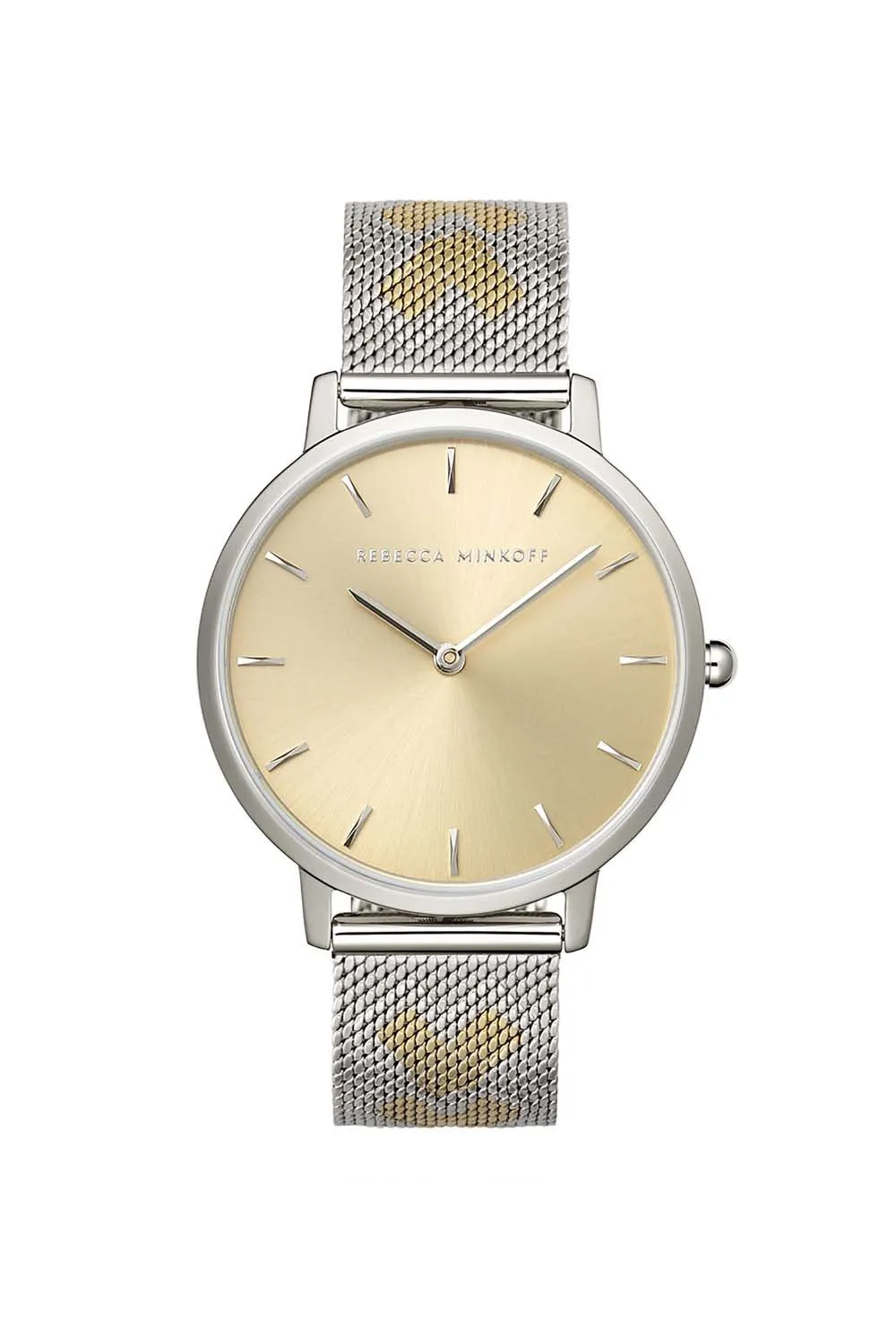Major Two Tone Mesh Watch, 35mm