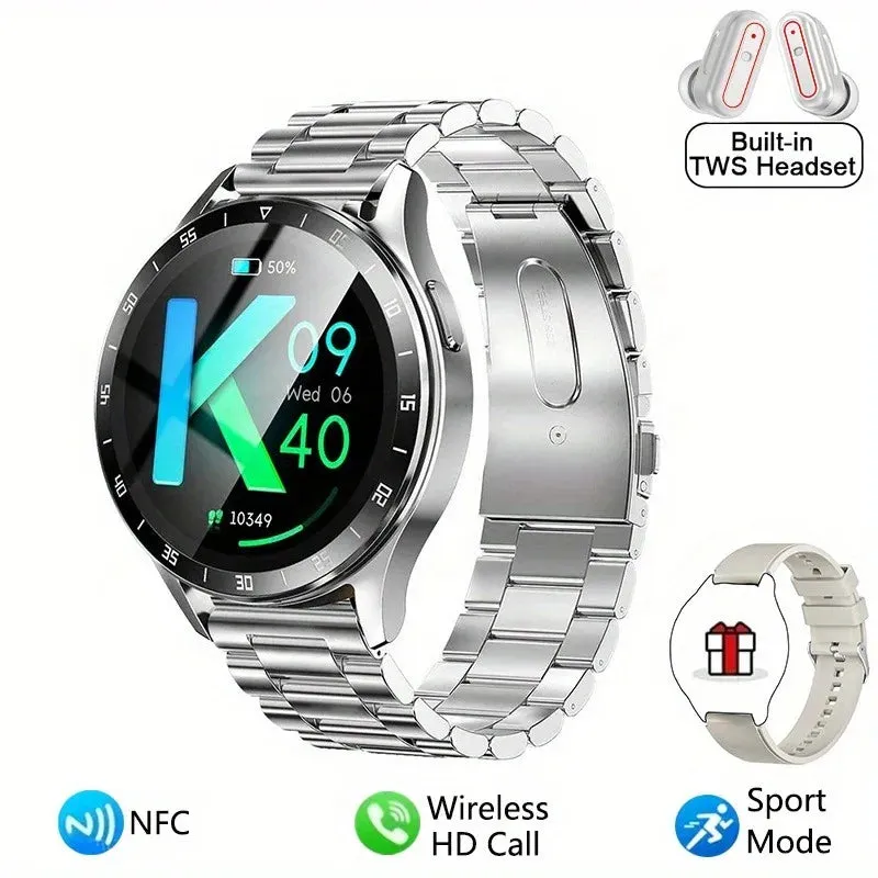 MAOYUAN New Men Headset Smart Watch TWS 2-in-1 Wireless Bluetooth
