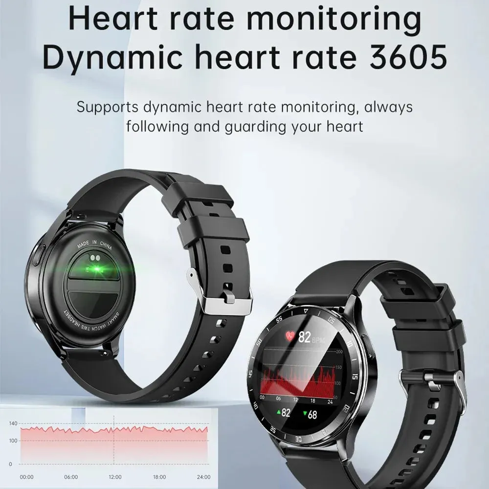 MAOYUAN New Men Headset Smart Watch TWS 2-in-1 Wireless Bluetooth