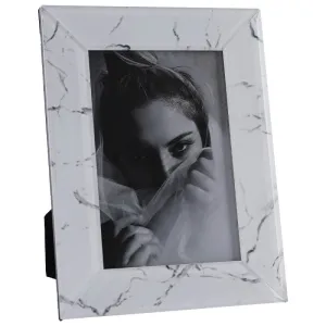 Marble Glass Photo Frame