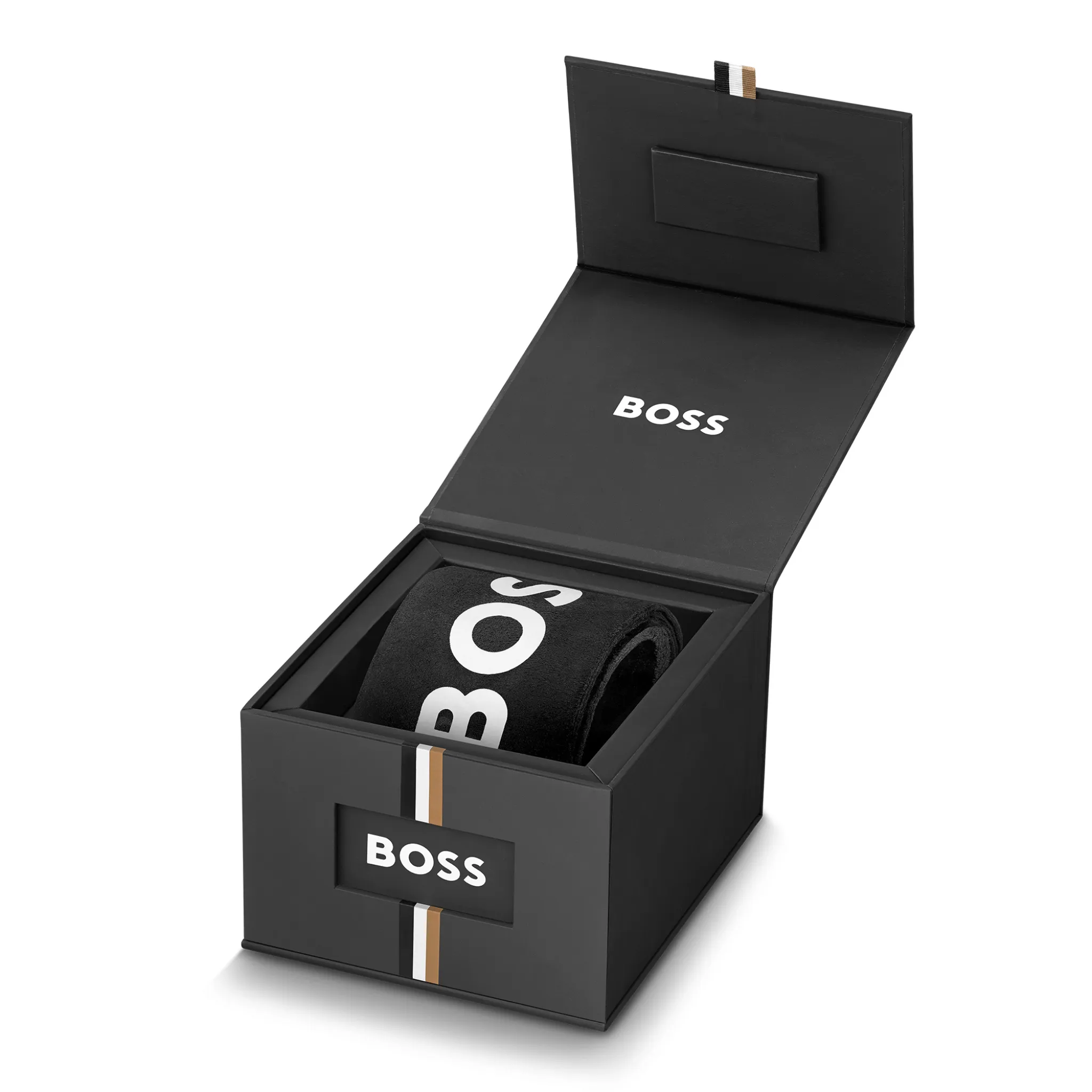 Mens BOSS Silver/Gold/Blue Skytraveller Bracelet Watch