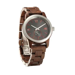 Men's Handcrafted Engraving Walnut Wood Watch - Best Gift Idea!