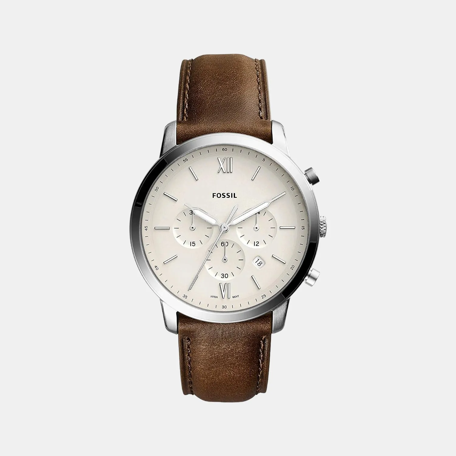 Men's Neutra Brown Chronograph Leather Watch FS5380