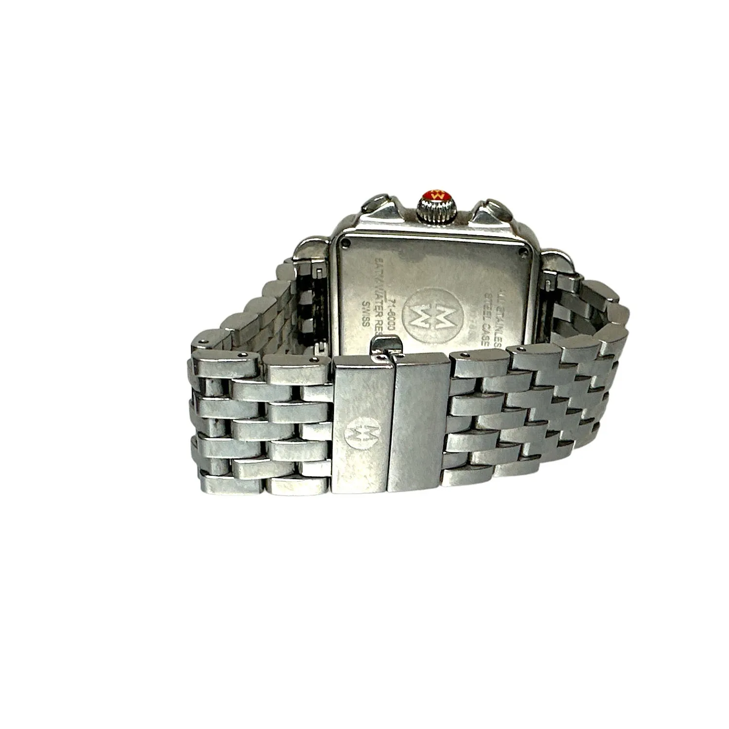 MICHELE Deco Diamond Bezel & MOP Face Ladies Watch - MW06P01A1025