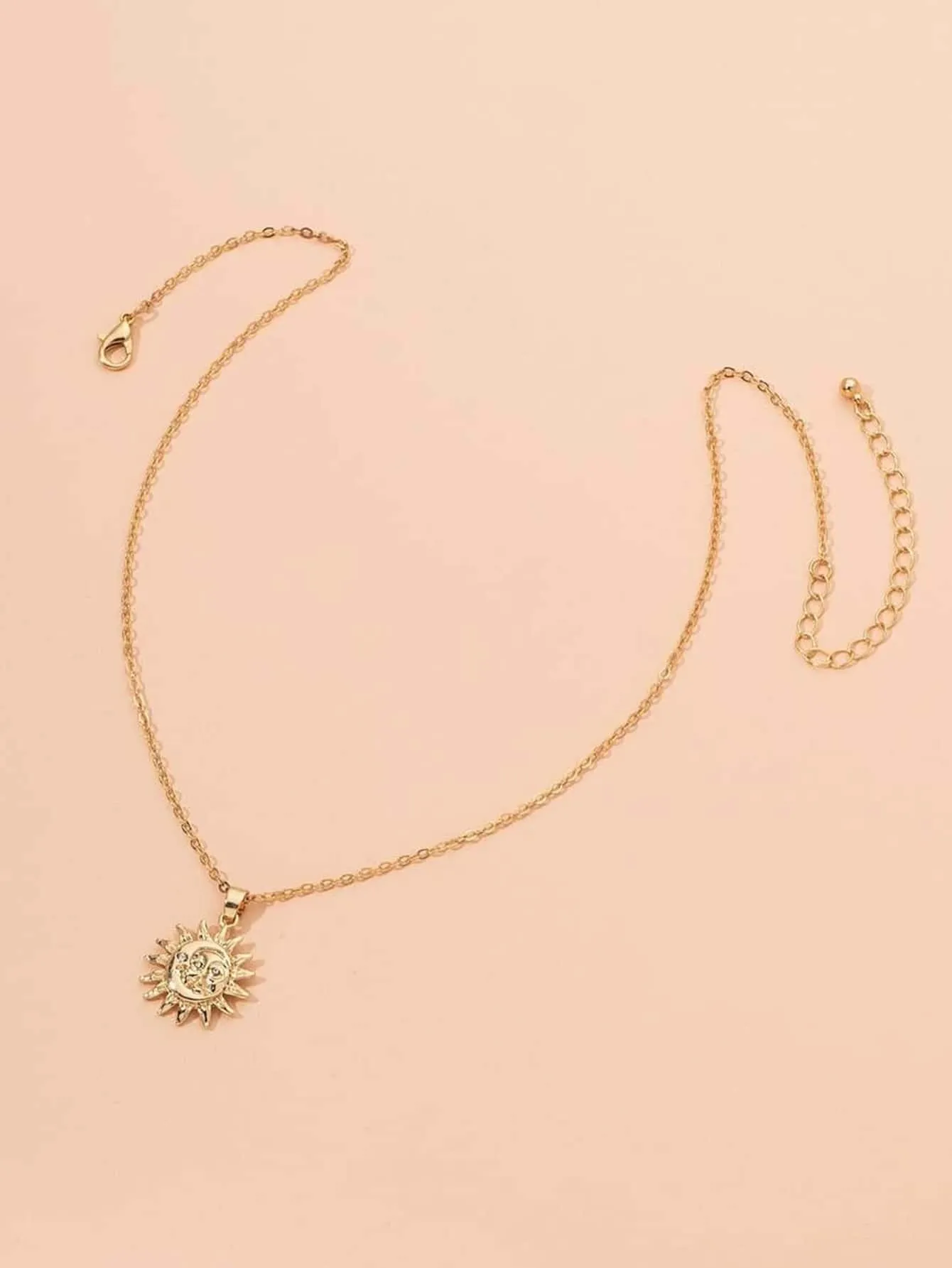 Moon & Sun Pendant Necklace for Women Jewelry for Women Gift for Her Necklace