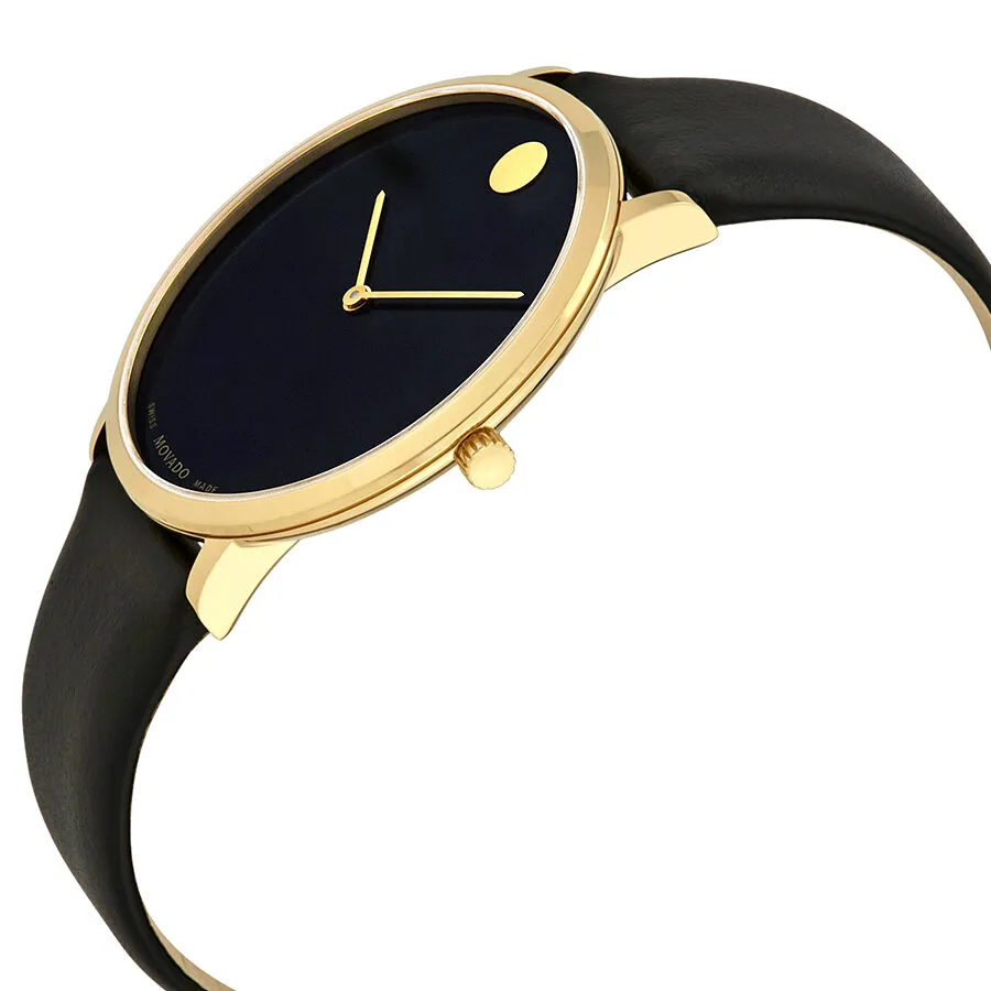 Movado Modern Classic Black Dial Men's Watch 0607135