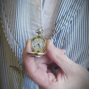Mullingar Pewter Ladies Necklace Watch Irish Designs