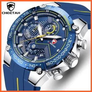 New Watches Mens Luxury Brand Big Dial Watch Men Waterproof Quartz Wristwatch Sports Chronograph Watch
