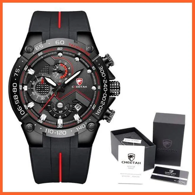 New Watches Mens Luxury Brand Big Dial Watch Men Waterproof Quartz Wristwatch Sports Chronograph Watch