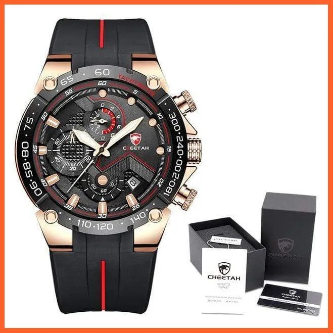 New Watches Mens Luxury Brand Big Dial Watch Men Waterproof Quartz Wristwatch Sports Chronograph Watch