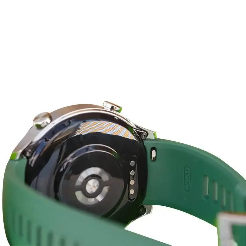 OnePlus Snapdragon Smartwatch with AMOLED Screen and Green Strap