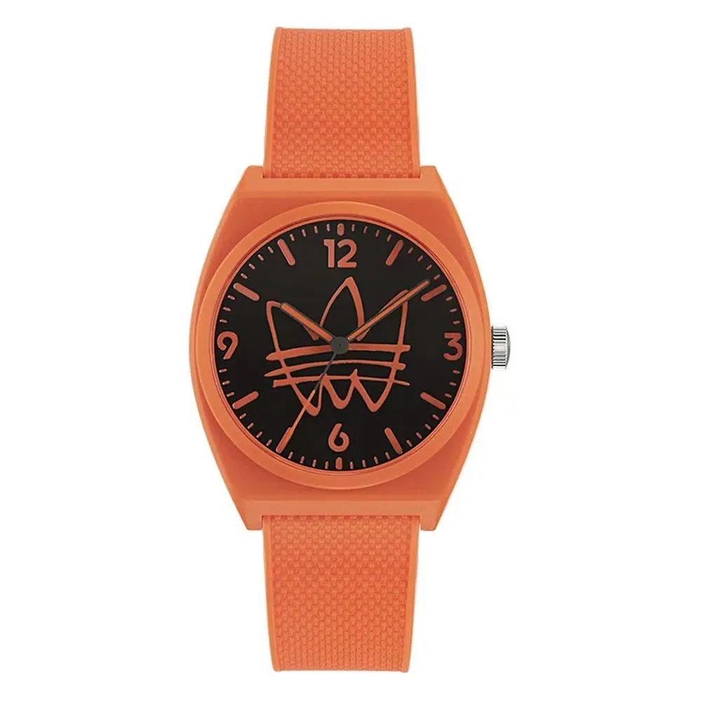 Orange Synthetic Watch