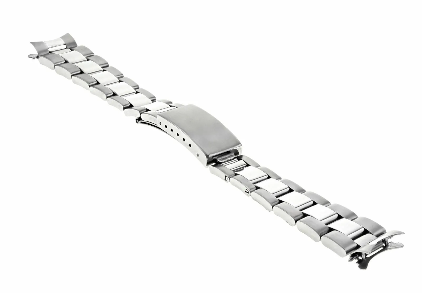 OYSTER WATCH BAND STAINLESS STEEL BRACELET FOR ROLEX SHINY/ MATTE 17MM MIDSIZE