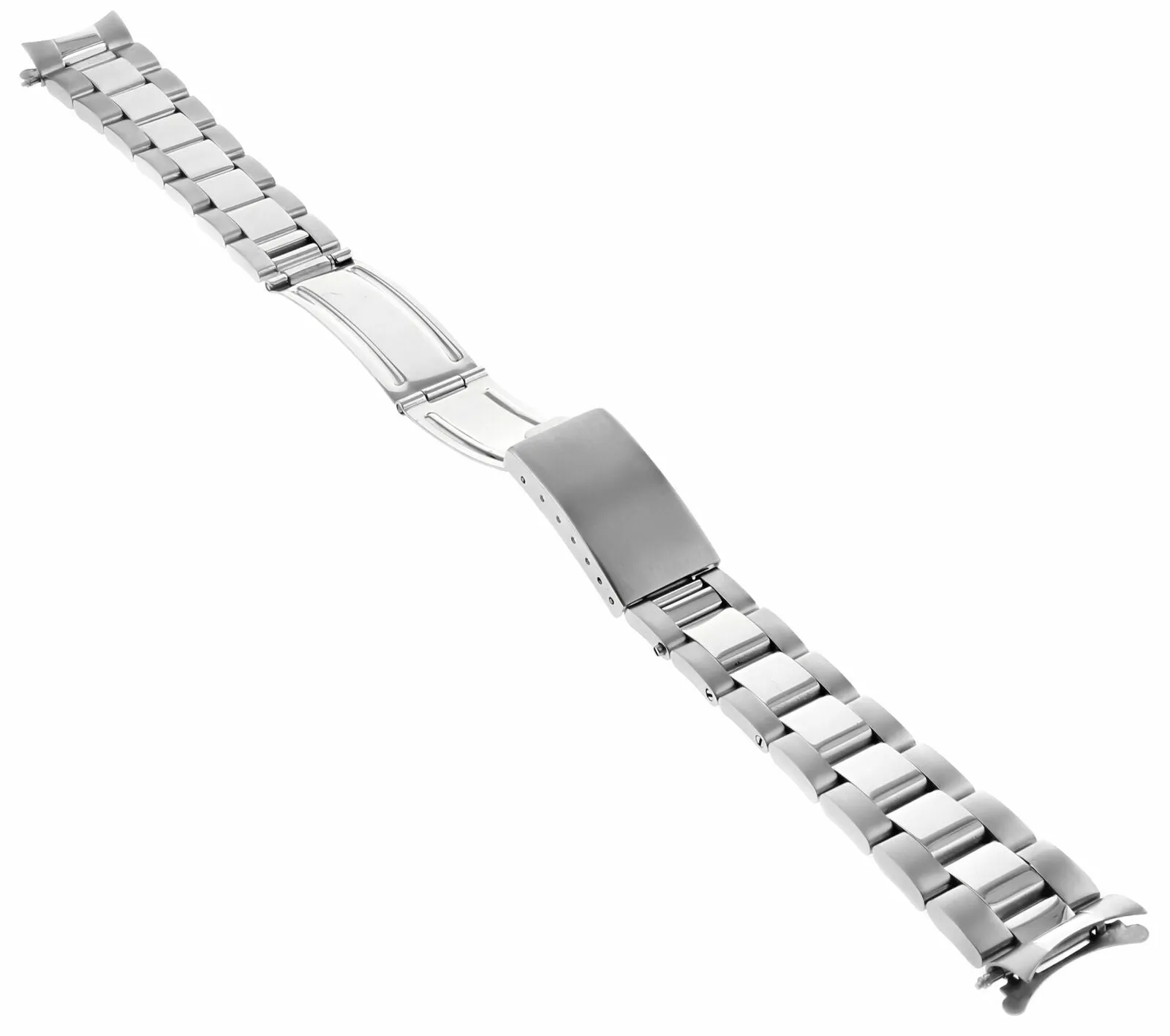 OYSTER WATCH BAND STAINLESS STEEL BRACELET FOR ROLEX SHINY/ MATTE 17MM MIDSIZE