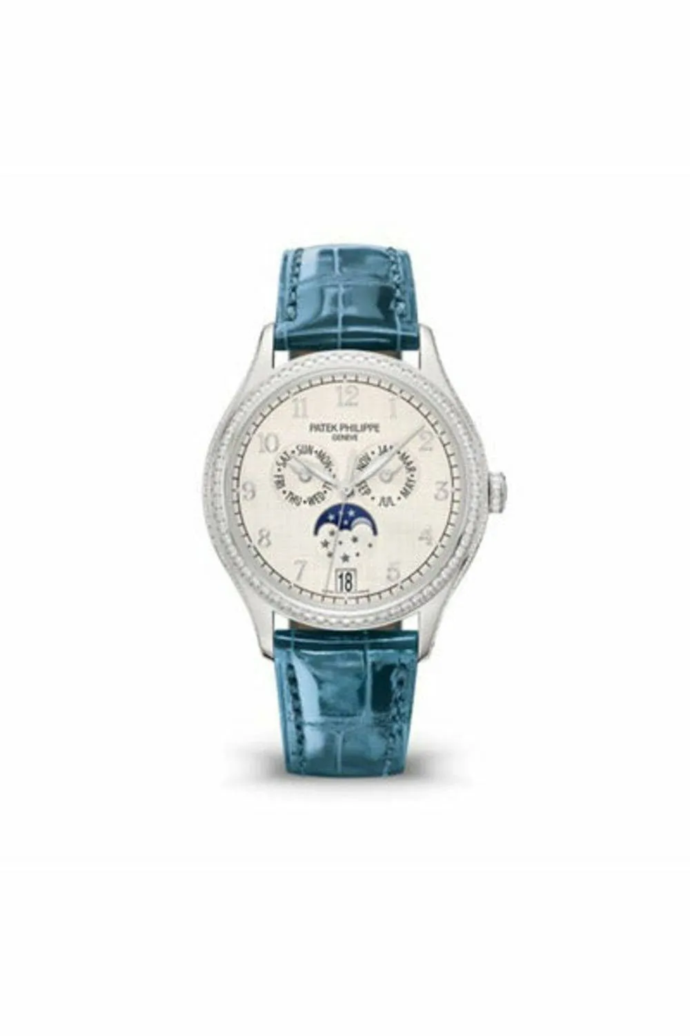 patek philippe complications annual calendar moon phases watch