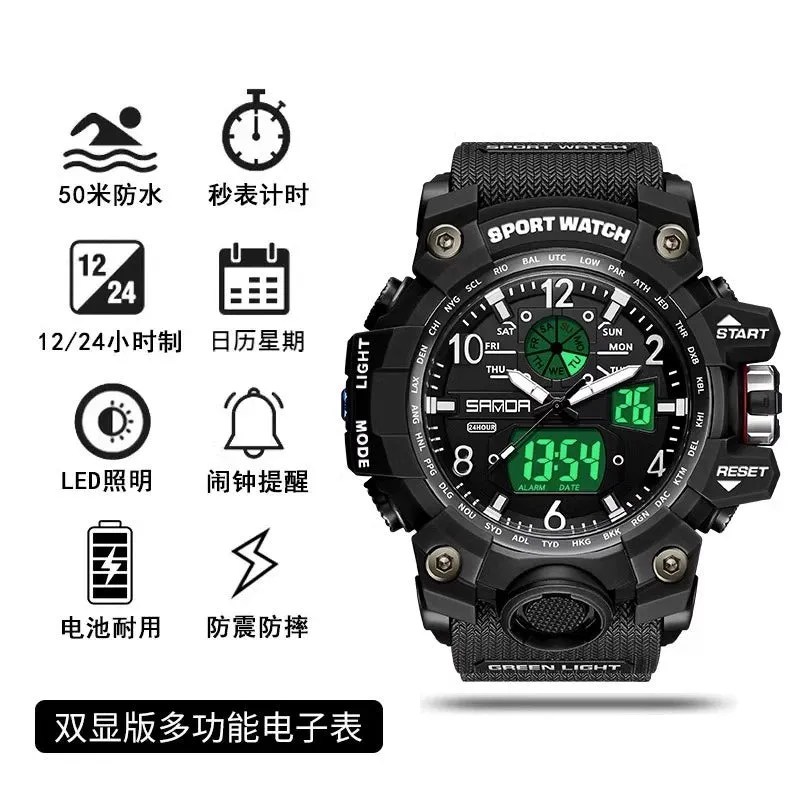 Personal Korean Style Sports High School Youth Luminous Watch