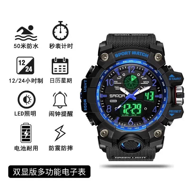 Personal Korean Style Sports High School Youth Luminous Watch