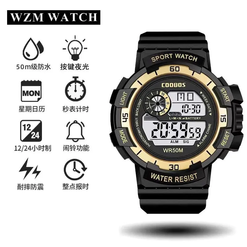 Personal Korean Style Sports High School Youth Luminous Watch