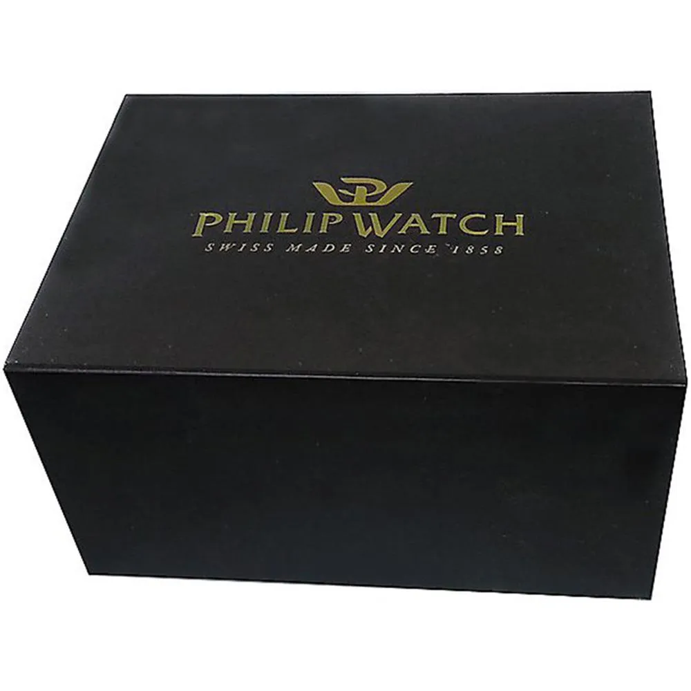 Philip Anniversary Black Leather Men's Swiss Made Watch - R8251150004